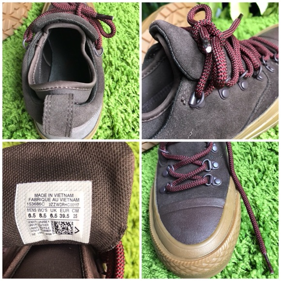 NWT Converse Ctas Descent OX Burnt Umber W AUTHENT - Picture 6 of 7